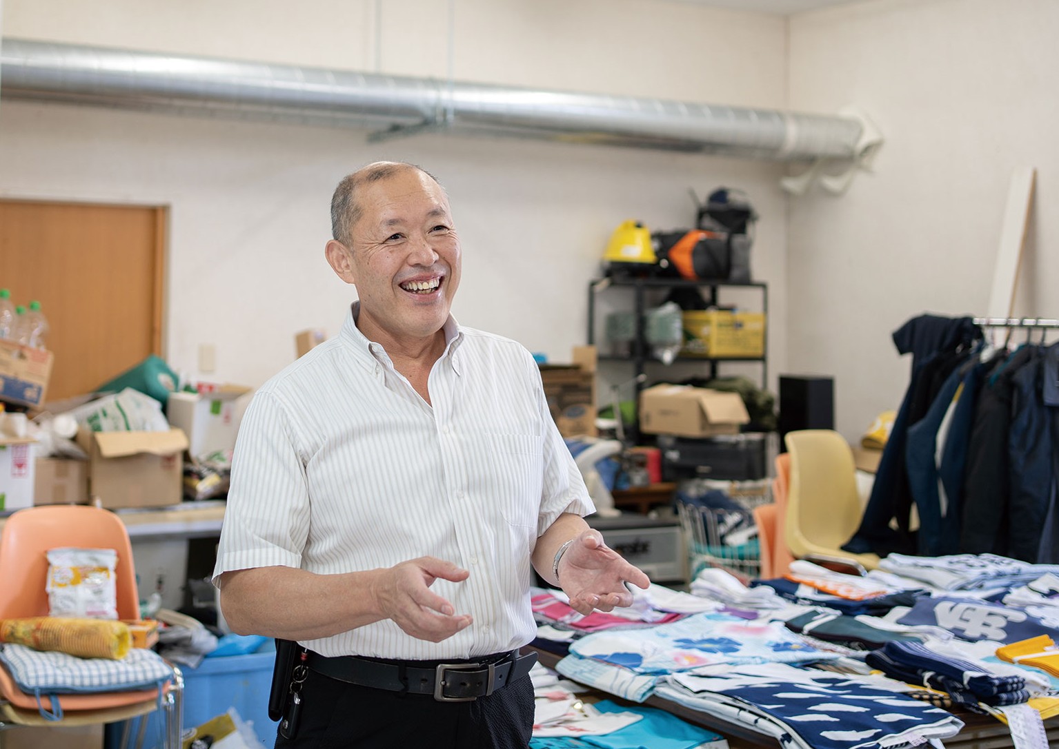 Mr. Yoshiaki Tanaka, Representative of Cleaning Edoya.
Health issues from chemicals led him to switch to natural materials.