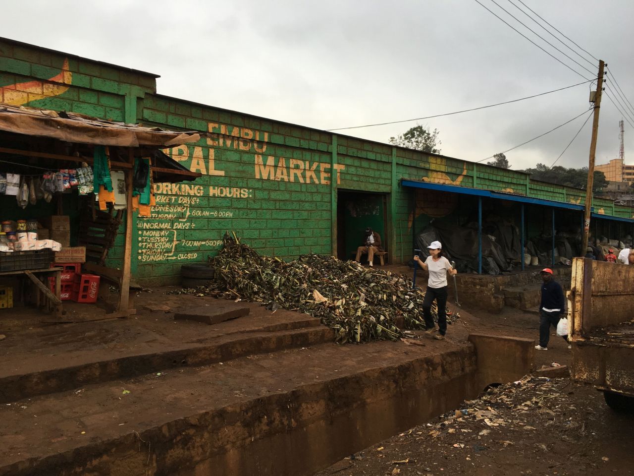 Vegetables waste everywhere