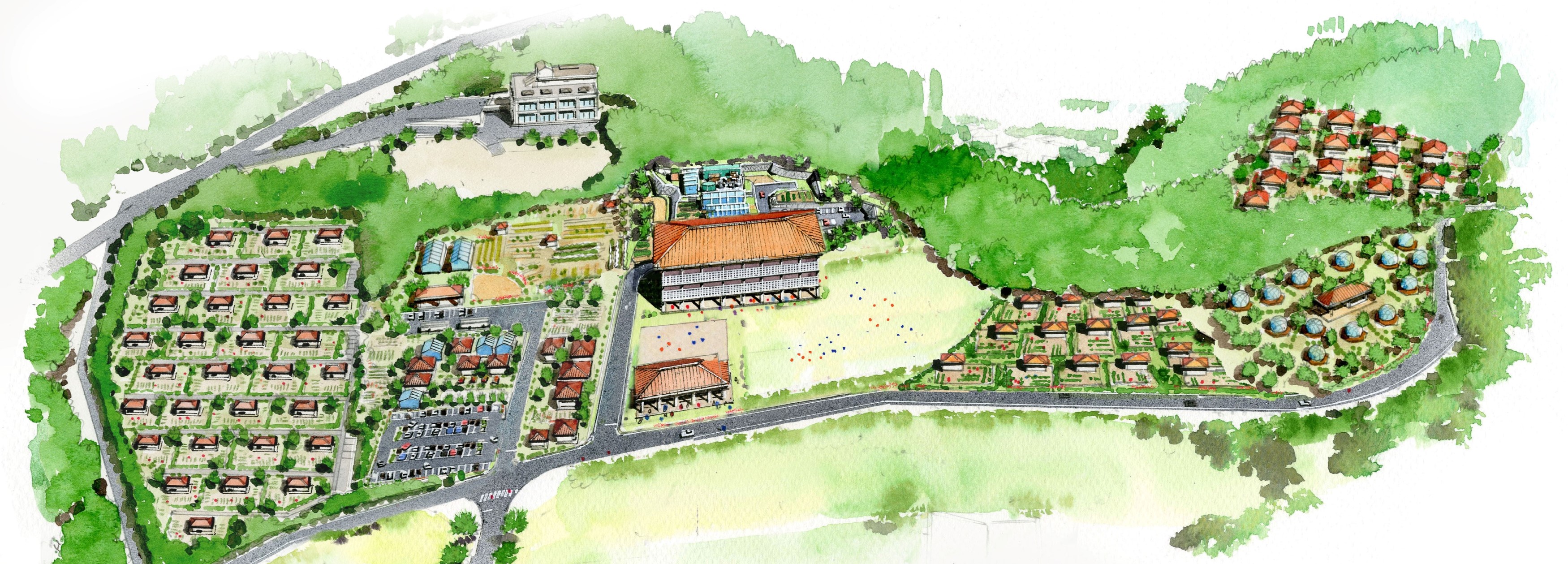 Conceptual illustration of the completed project