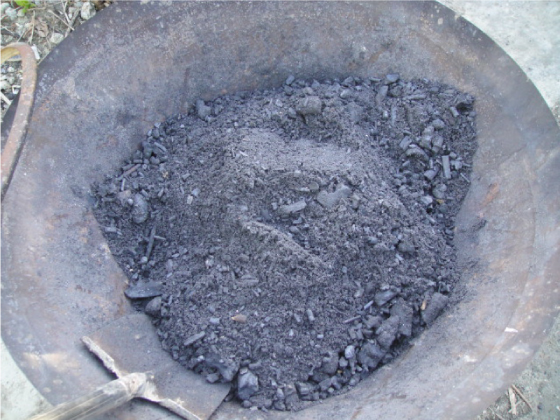 Photo 4: EM rectified ash. From the former Web Ecopure No. 138.