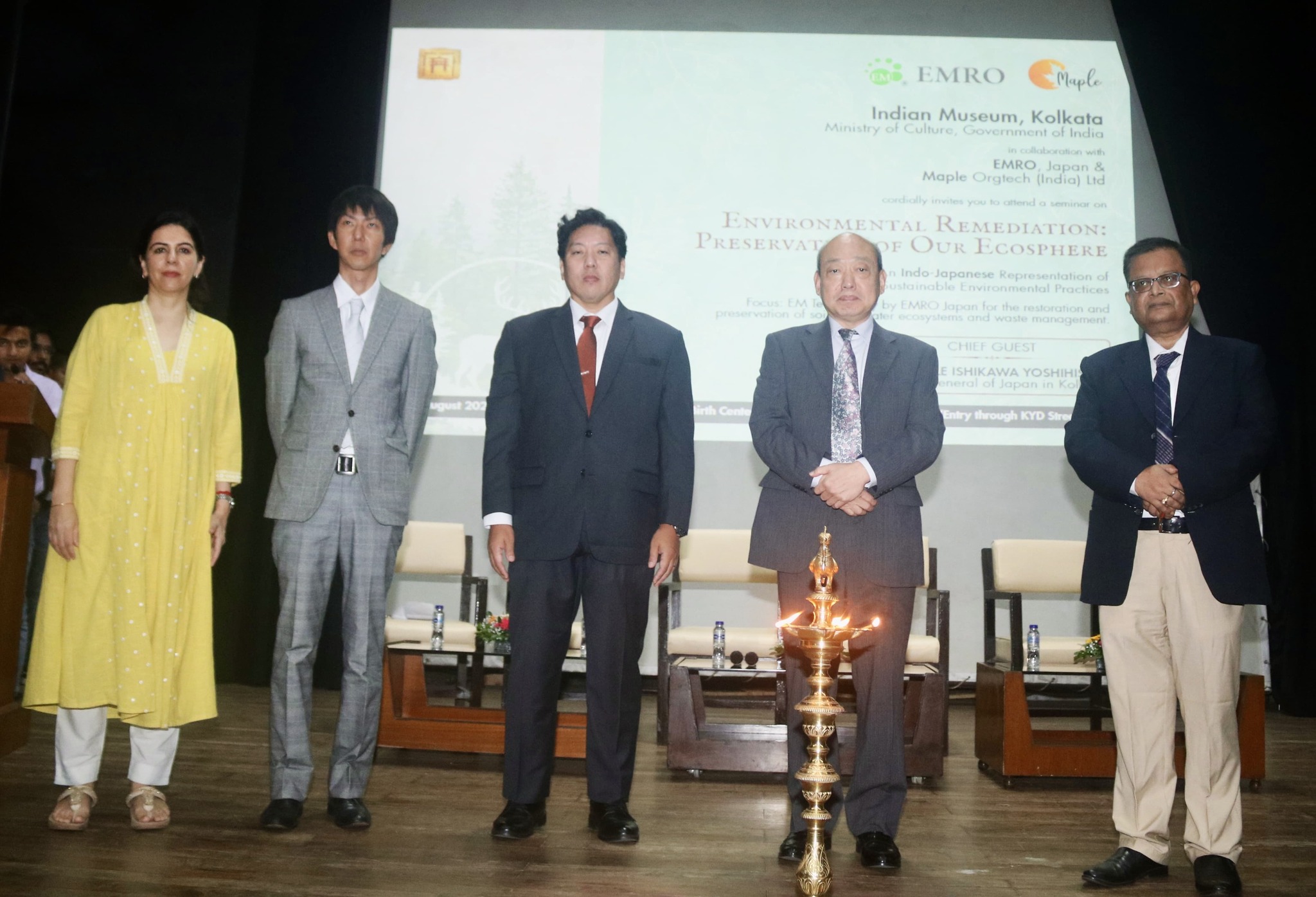 EM Technology Introduced at Environmental Seminar in Kolkata, India