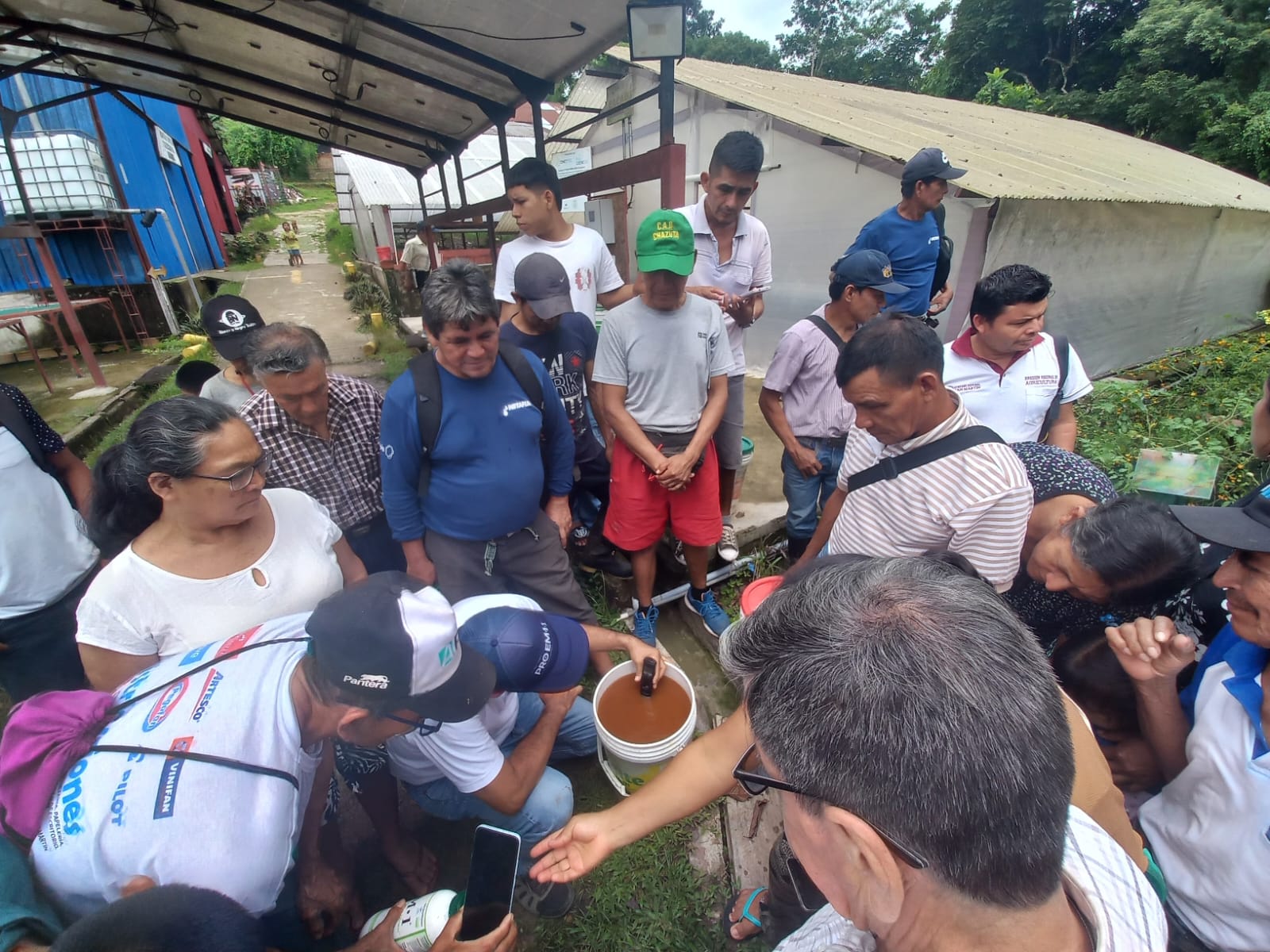 EM workshop for cacao farmers