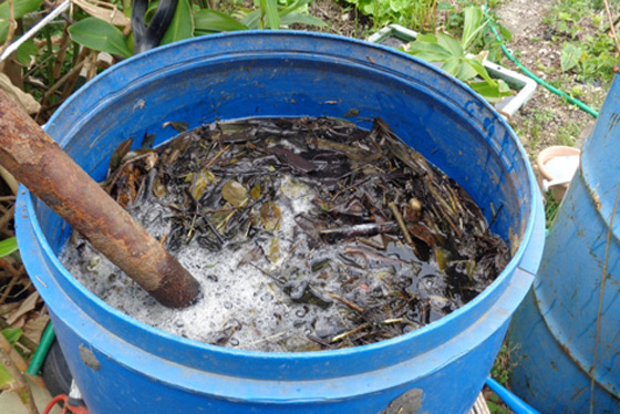 Fermentation liquid fertilizer tank