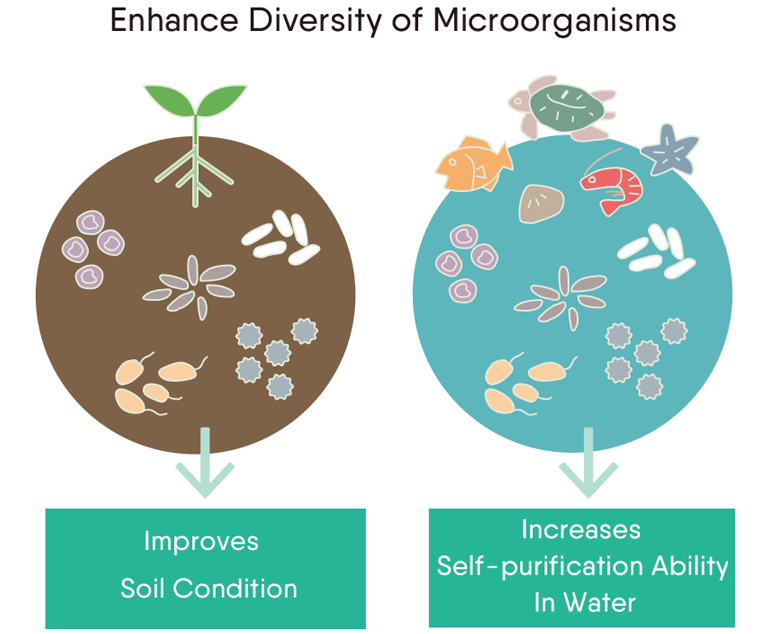 Enhance Diversity of Microorganisms